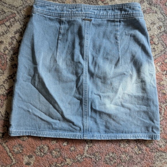 2/$20 Billabong Light Blue Denim Mini Skirt - Picture 5 of 5